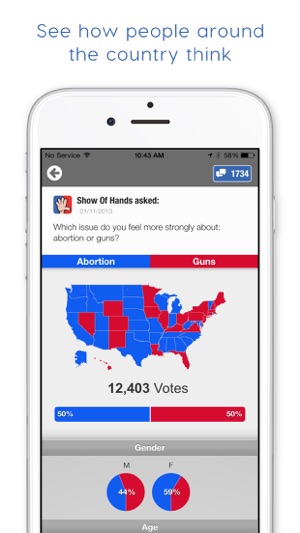 Show of Hands: Ask & Answer Polls, Politics & More(圖2)-速報App