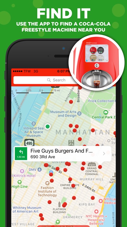 Coca-Cola Freestyle: discover & create drink mixes