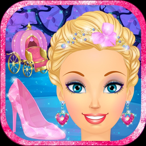 Cinderella Princess Makeup and Dressup Salon Game iOS App