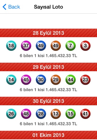 Loto Sonucu screenshot 2