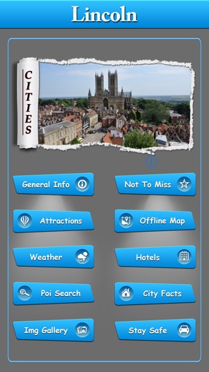 Lincoln Offline Map Travel Guide