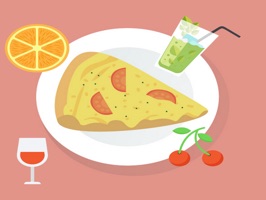 iMessage with Mealtime Stickers Pack