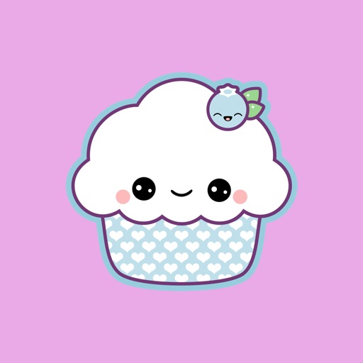 Cloudy the Cupcake - Redbubble sticker pack icon