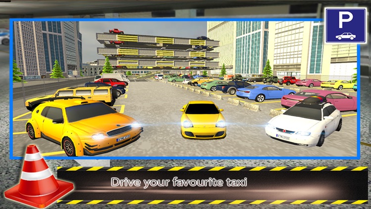 City Mall Taxi Parking 3d : free simulation game screenshot-3