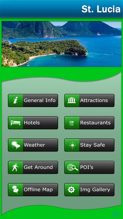 St. Lucia Offline Map Travel Guide