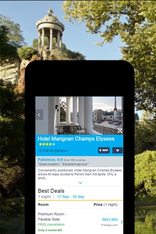 Paris France Hotel Travel Booking Deals screenshot 3