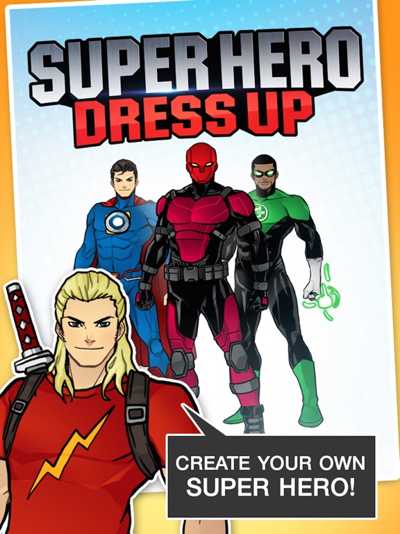 Super Hero Games - Create A Character Boys Games 2 на iPad