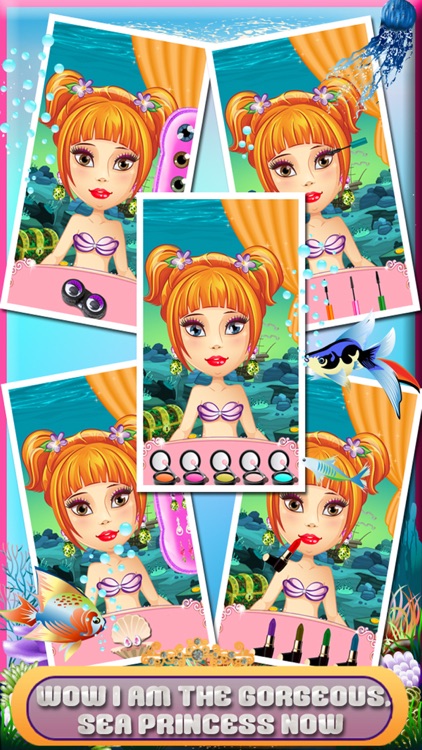 Ocean Mermaid Salon & Dressup - Water World Makeover