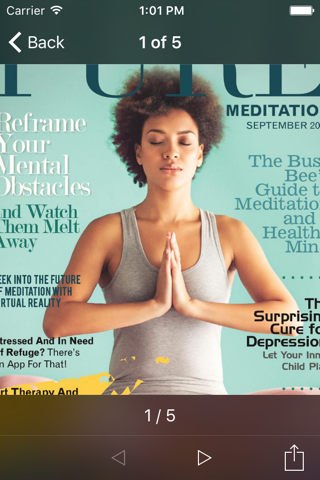 Pure Meditation Magazine screenshot 2