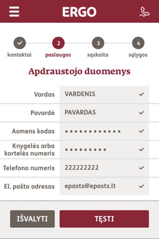 ERGO Lietuva screenshot 3
