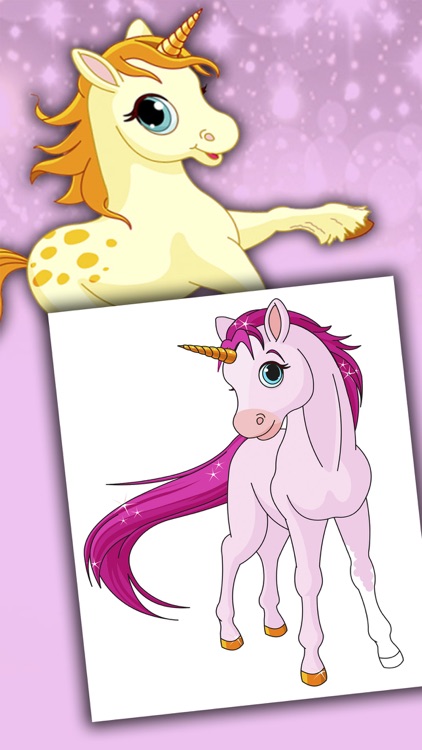 Unicorns coloring book for kids 2 to 6 years - Pro screenshot-3