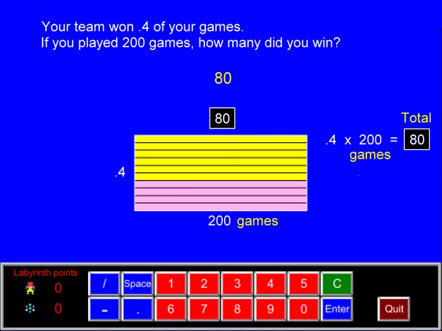 Math Galaxy Decimals, Proportions, %