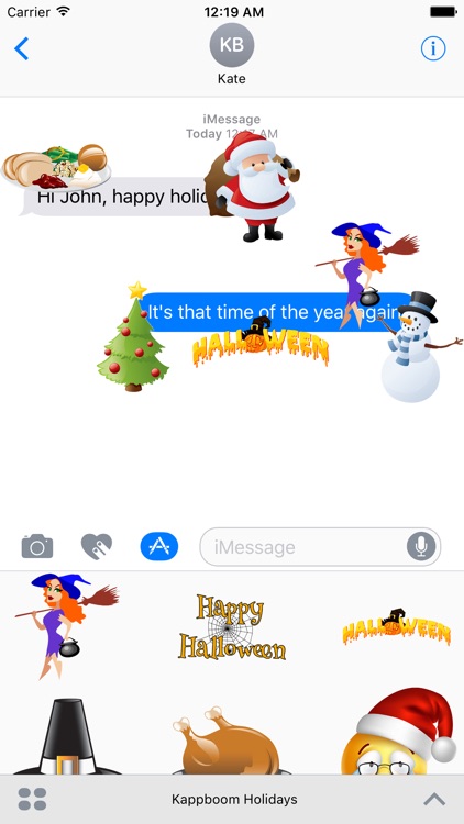 Kappboom™ Animated Holiday Stickers screenshot-4