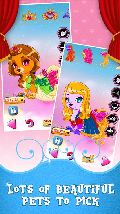 Princess Pets Dress Up Game for Girls
