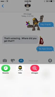 Screenshot 2 Halo Stickers iphone
