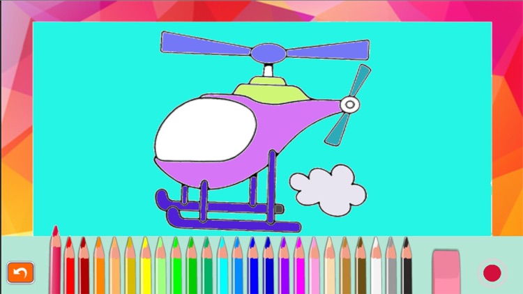 Cars and Transportation Coloring book for kids