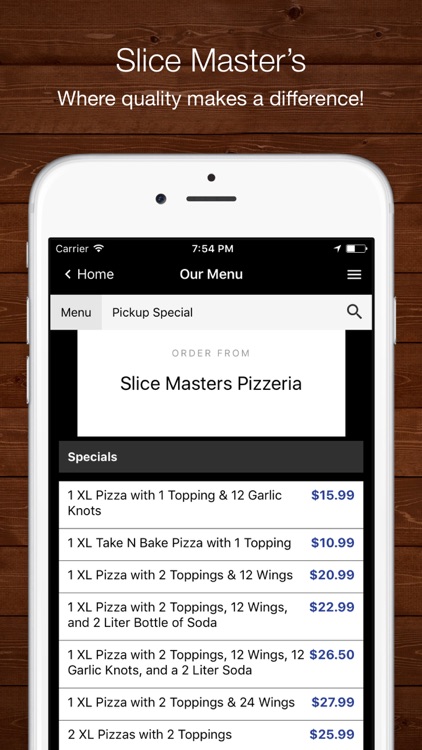 Slice Master's Pizzeria