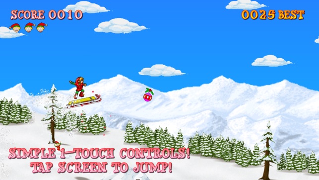 Santaville Snowsled Surfer(圖2)-速報App