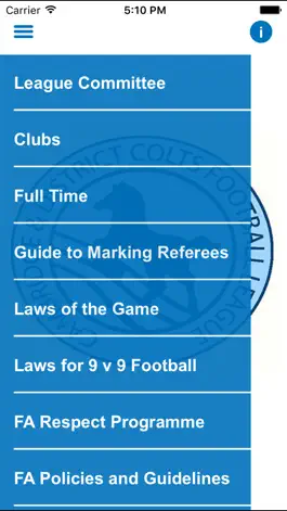 Game screenshot Cambridge & District Colts League apk