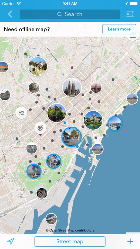 【图】Barcelona Offline Map & City Guide(截图2)