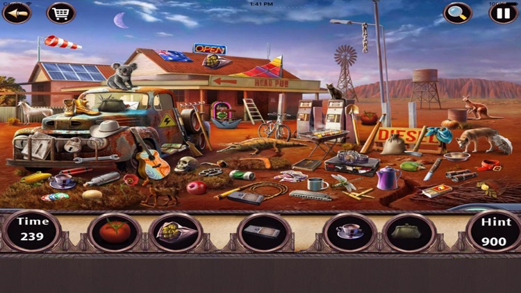 Free Hidden Objects:Pink Star Hidden Object