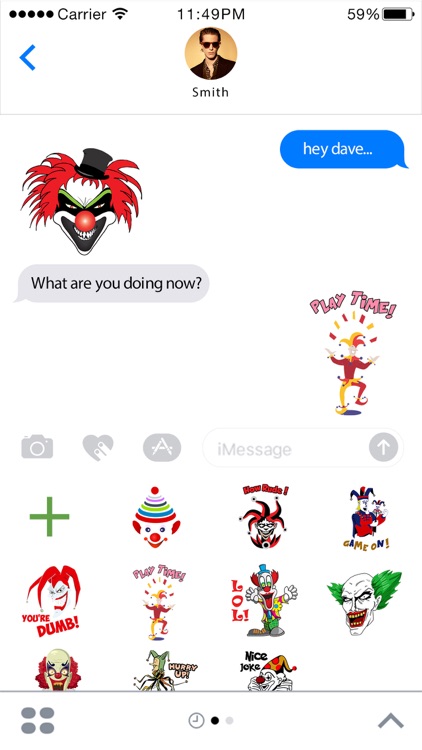 Joker Clowns - Monster Clown Stickers for iMessage