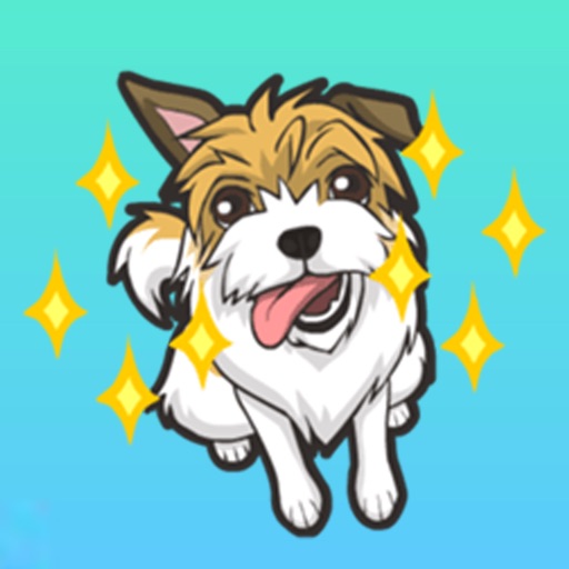 Sticker Terrier Dog Cute icon