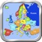 An Europe puzzle map game will help you to learn country map’s shape and name of Europe