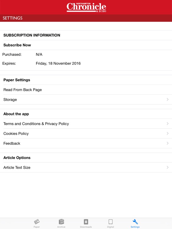 The Northampton Chronicle and Echo Newspaper by Johnston Publishing Ltd