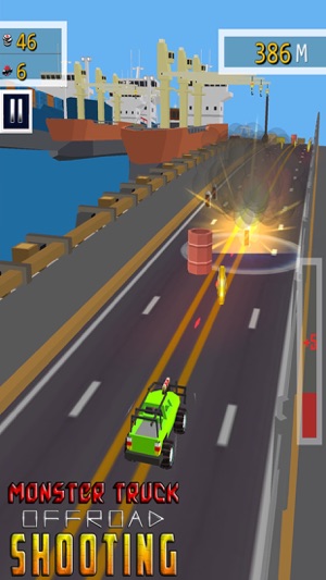 Monster truck Offroad Shooting - Top Racing Game(圖1)-速報App