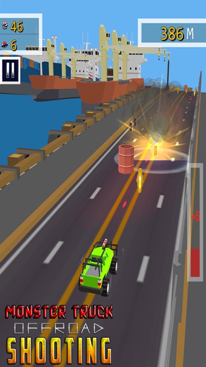 Monster truck Offroad Shooting - Top Racing Game