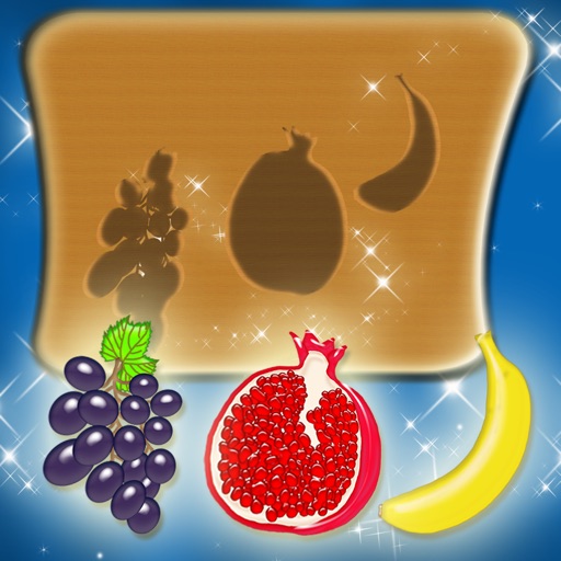 Fruits Wood Puzzle Match Game icon