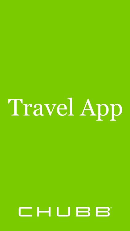 Chubb Travel App
