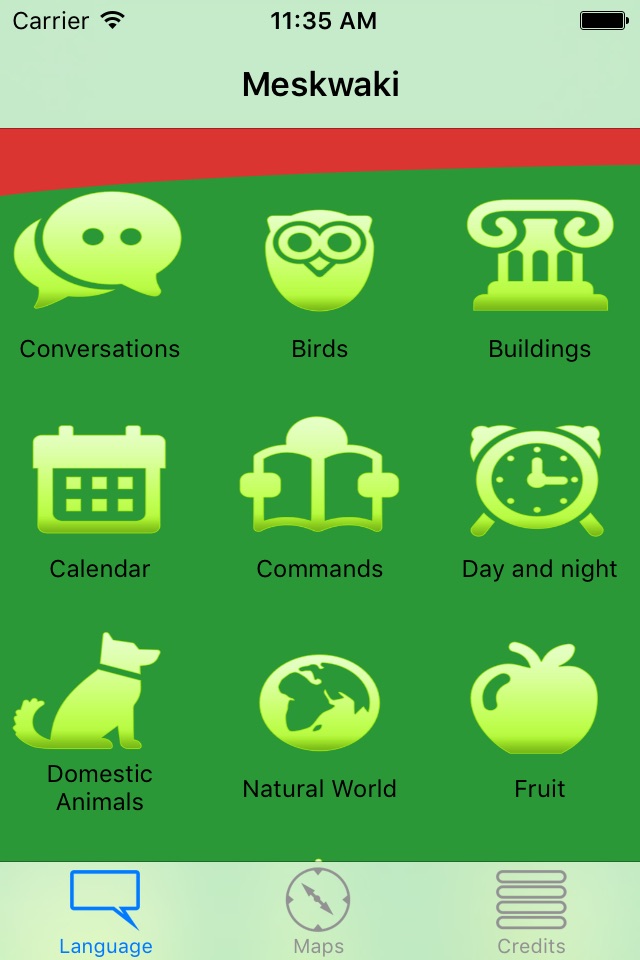 Meskwaki Language App screenshot 2