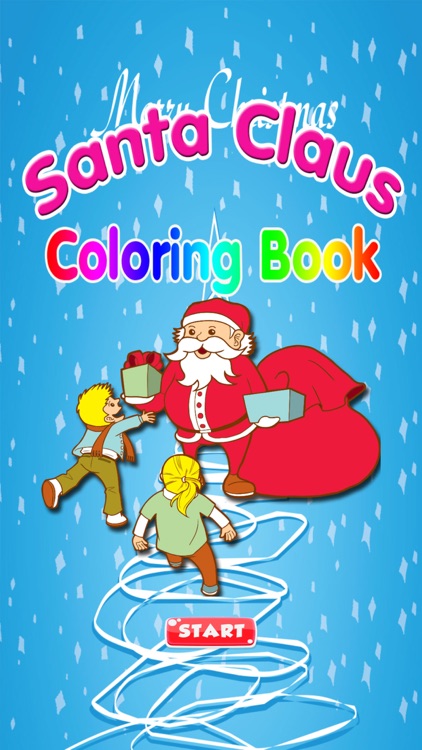 Santa Claus Coloring Book For Kids