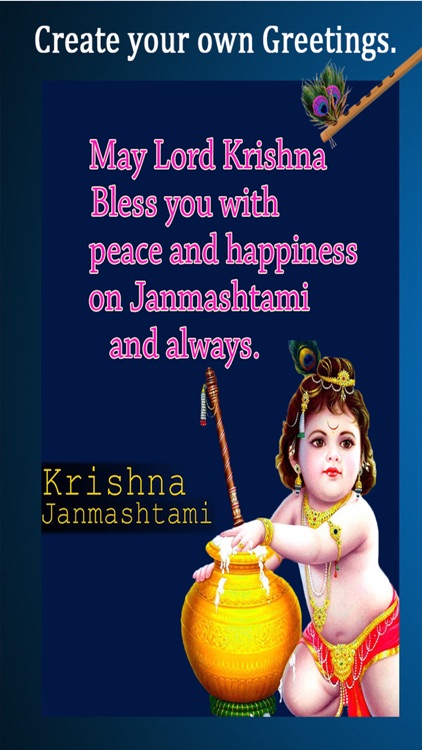 Janmastami Greetings - Nand Gher Anand Bhayo