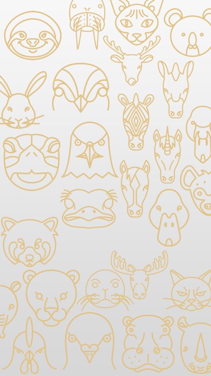 KitschArmy – GOLD animal emojis by Tae S Yang