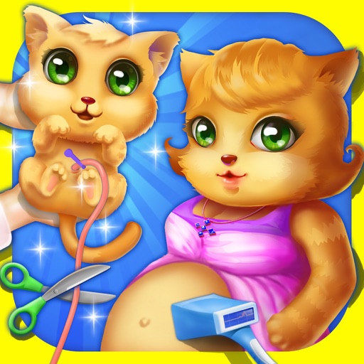 Pet's Newborn Baby Doctor - kids game & new baby Icon