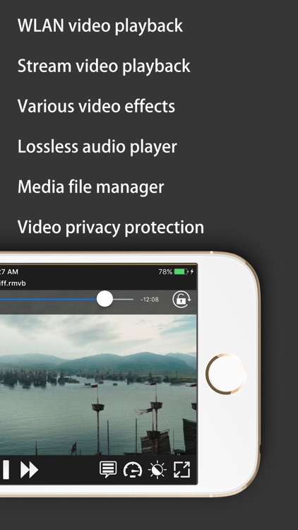 PowerAV Media Player Pro-Wireless Streaming & More