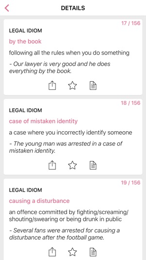 Business Legal idioms in English