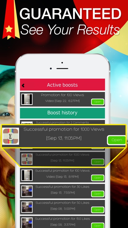 Get custom comments for Instagram by Instaboost screenshot-3
