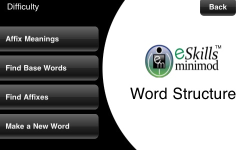Minimod Word Structure screenshot 2