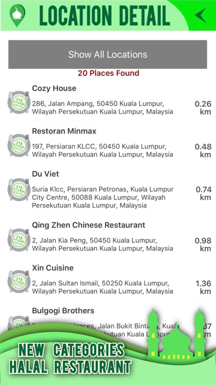 Muslim Traveller’s Guide – Find nearby Mosques, Halal Restaurants, Hotels & Many More screenshot-3