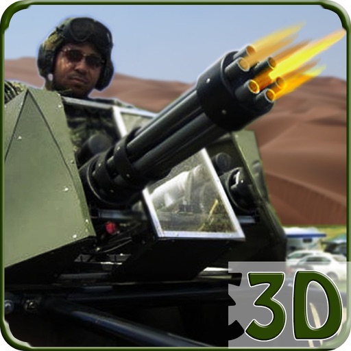 Gunship Gunner Battle BlackOut : Desert Warfare iOS App