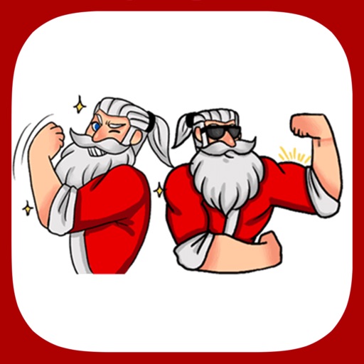 Santa Athlete Stickers icon