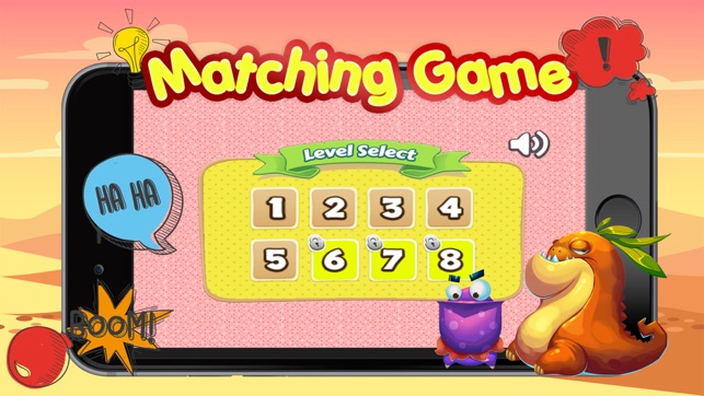 Dinosaur monster remember games preschool matching(圖3)-速報App