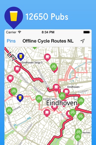 Offline Cycle Maps Netherlands screenshot 2