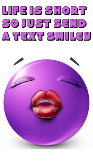 Purple Smiley Stickers