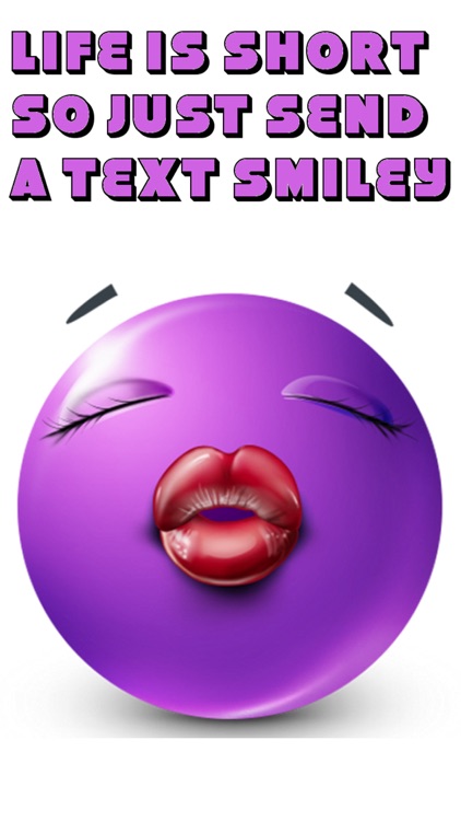 Purple Smiley Stickers