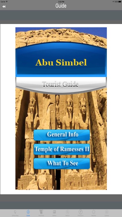 Abu Simbel Archaeological Site Egypt Tourist Guide screenshot-3